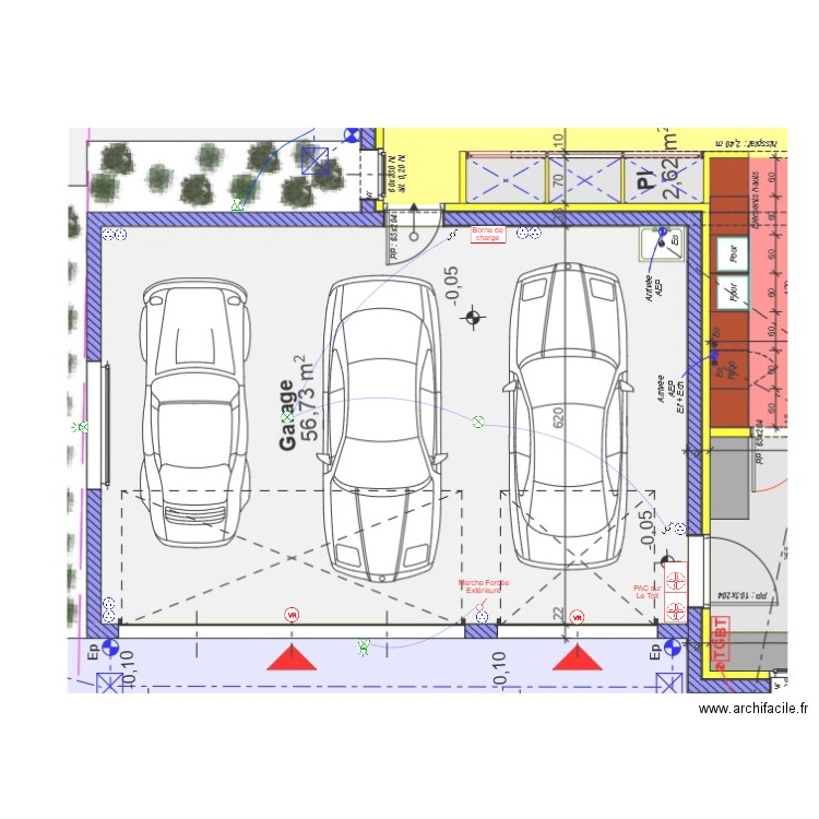 Hubert Patrick Garage. Plan de 0 pièce et 0 m2