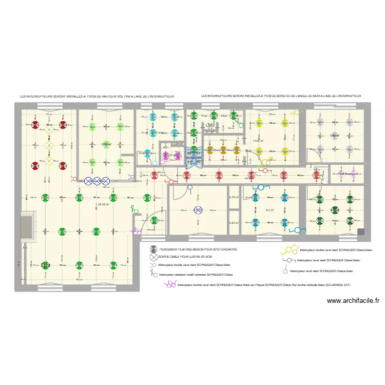 PLAN ECLAIRAGE V2 (06_26). Plan de 41 et 144 m² PLAN ECLAIRAGE V2 (06_26). Plan de 41 et 144 m²