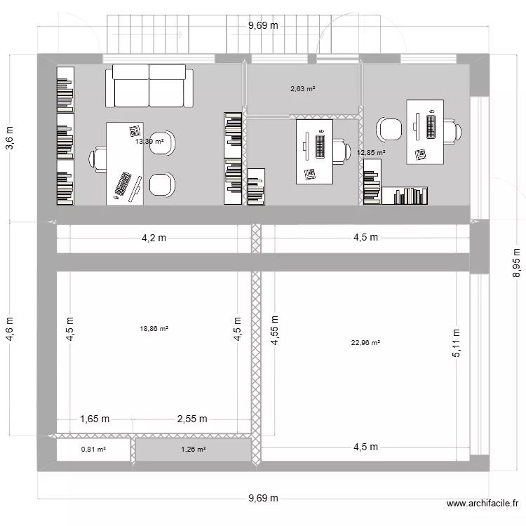 Locaux de l'exploitant - R&eacute;novation. Plan de 0 pièce et 0 m2