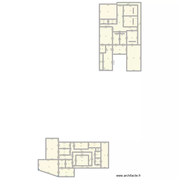 Project spa. Plan de 31  et 738 m²