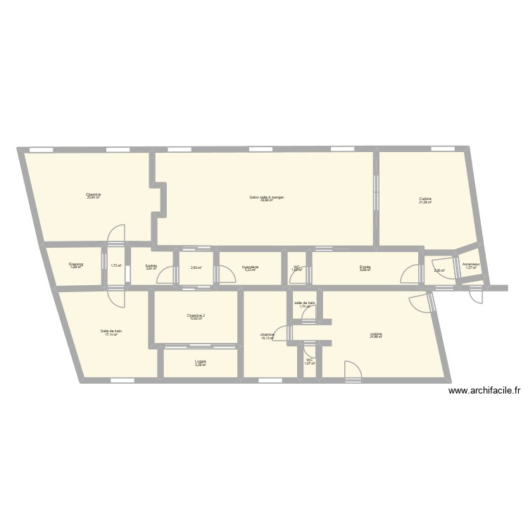 Appartement bonne maman. Plan de 0 pièce et 0 m2