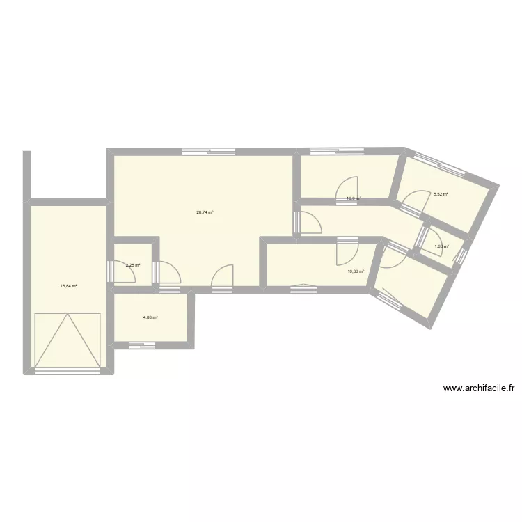 LEMOINE. Plan de 8 et 79 m² LEMOINE. Plan de 8 et 79 m²