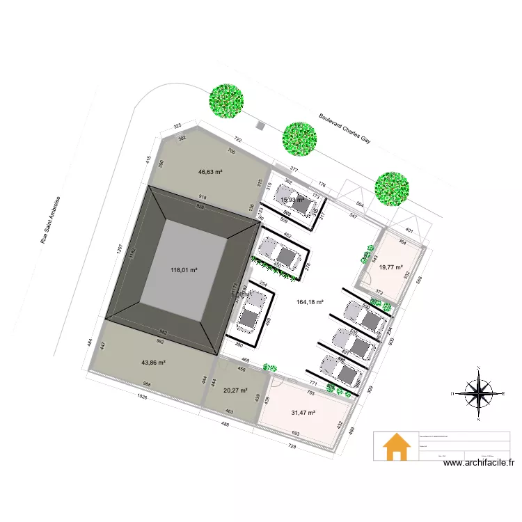 PLAN MASSE CONSTRUCTION MELUN NEW2PKG. Plan de 