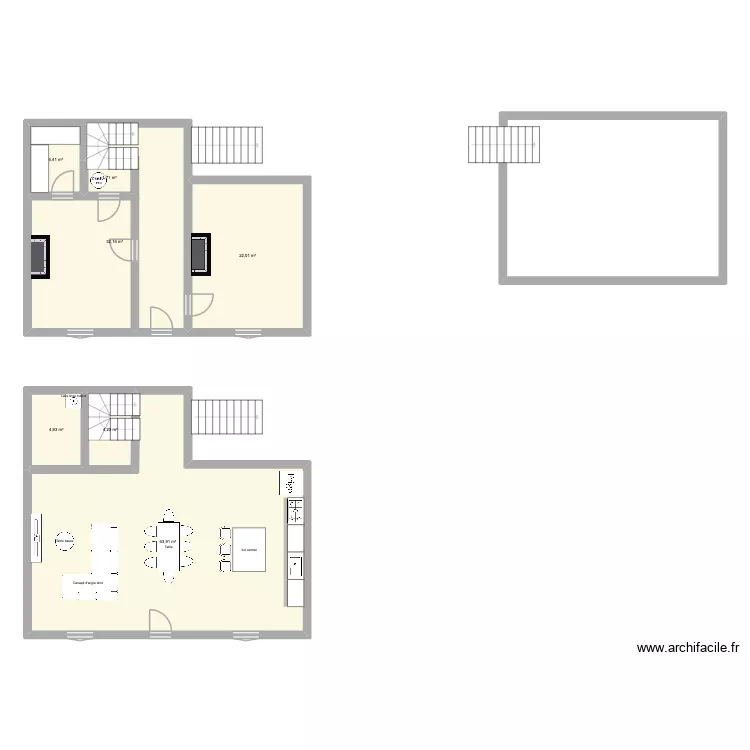 plan RDC. Plan de 7 et 133 m² plan RDC. Plan de 7 et 133 m²