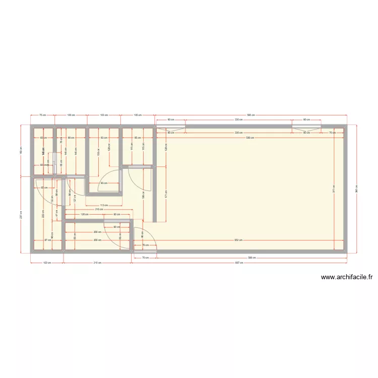 CVI Vestiaires. Plan de CVI Vestiaires. Plan de