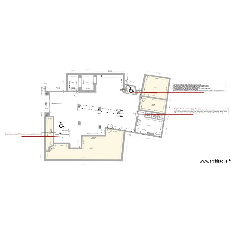 Yolo 2. Plan de 14 pièces et 127 m2