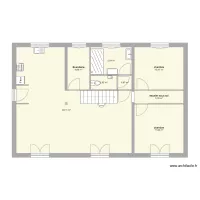 plan envisagé v3 bis escalier dans couloir
