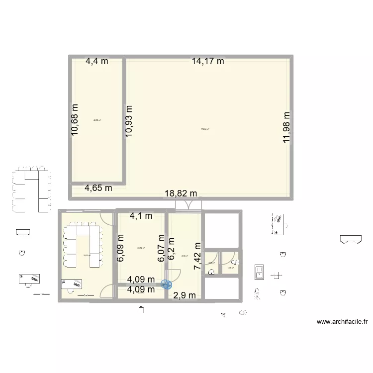 Socotec Formation SAG. Plan de 8 pièces et 311 m²