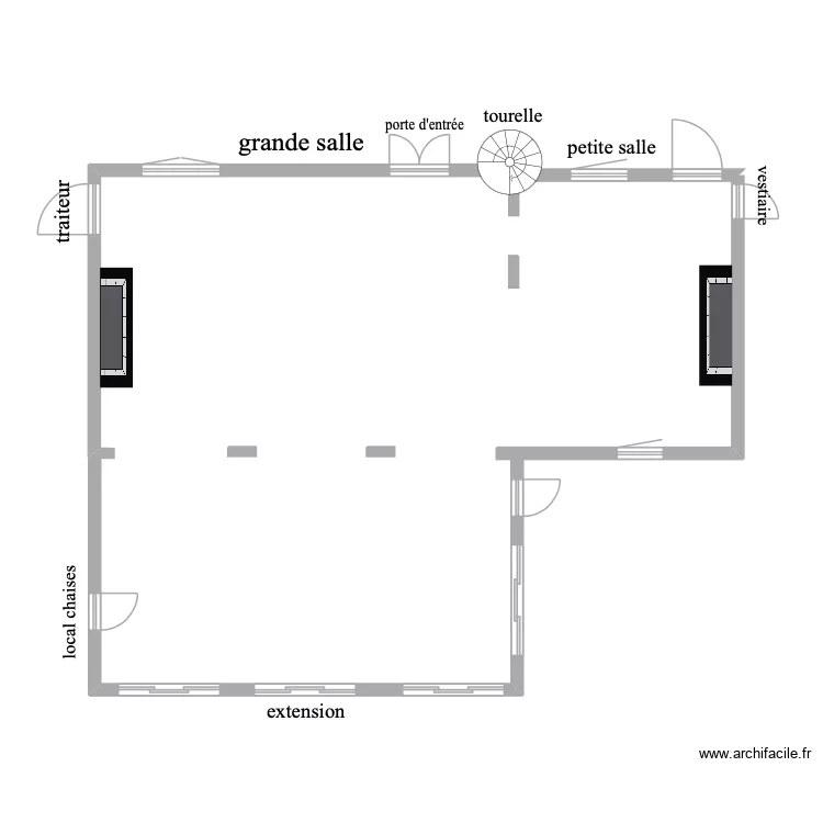 PLAN SALLE. Plan de 
