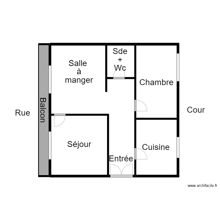 Pajot lucie. Plan de 0 pièce et 0 m2