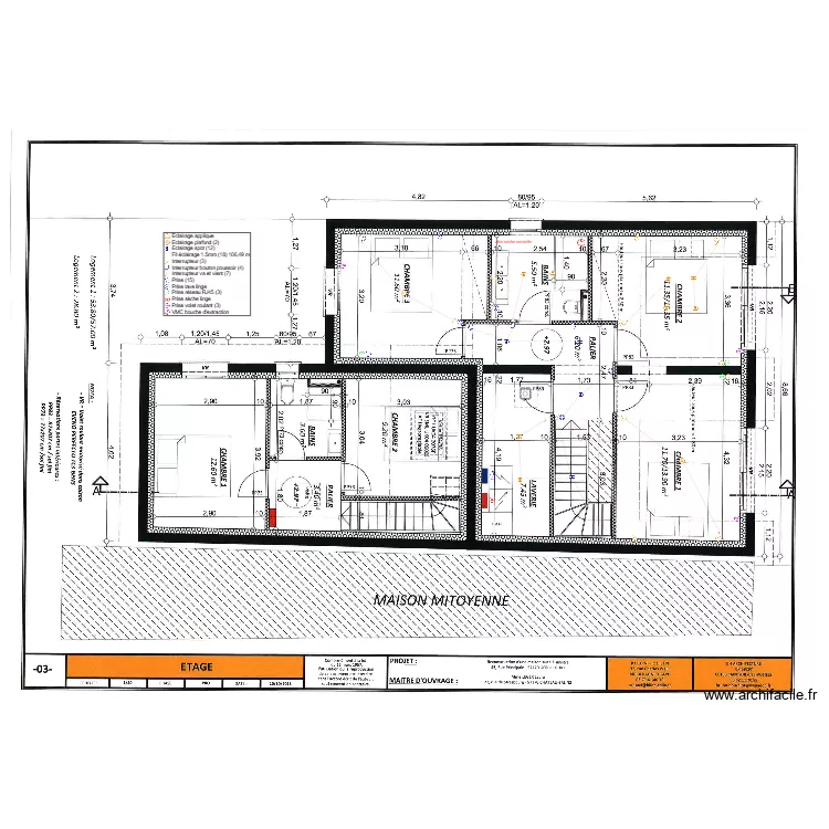 1er &eacute;tagez Me L&eacute;ger. Plan de 