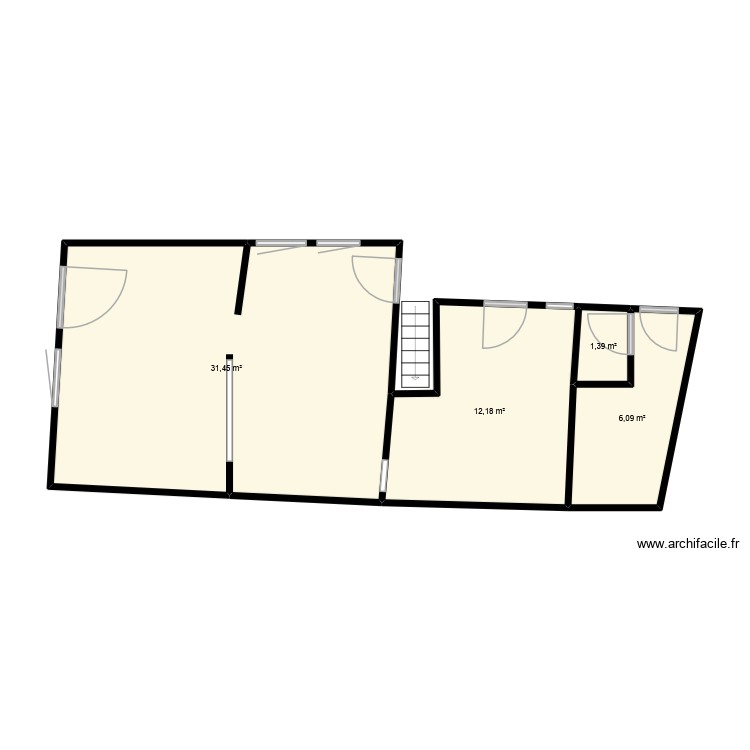 rez de chauss&eacute;. Plan de 0 pièce et 0 m2