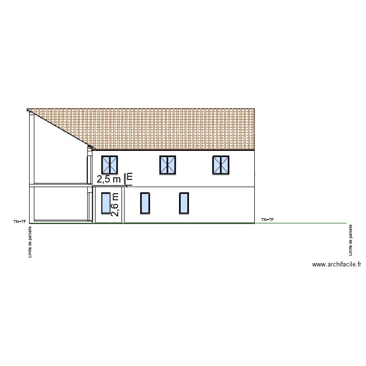 terrasse. Plan de 0 pièce et 0 m2