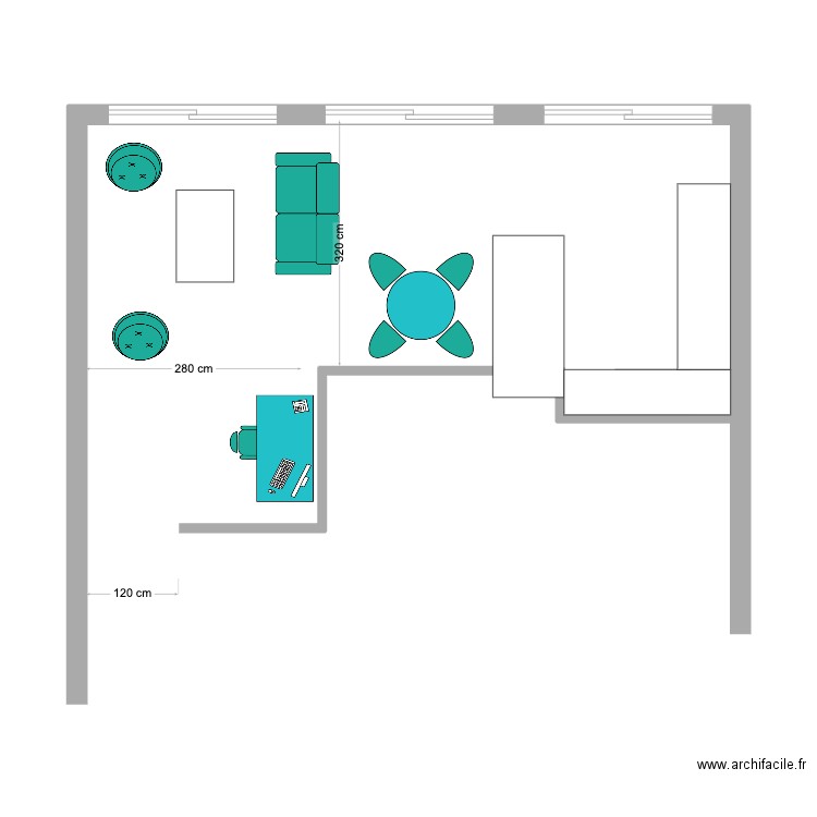 Appart papy St didier. Plan de 0 pièce et 0 m2