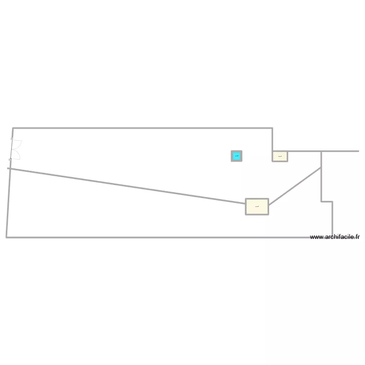 CouéCoué. Plan de 3 Pièces et 13 m² CouéCoué. Plan de 3 Pièces et 13 m²