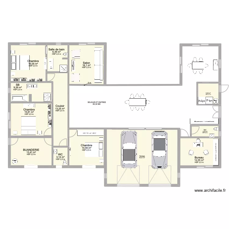 PLAN DEFINITIF. Plan de 13 pièces et 174 m² PLAN DEFINITIF. Plan de 13 pièces et 174 m²