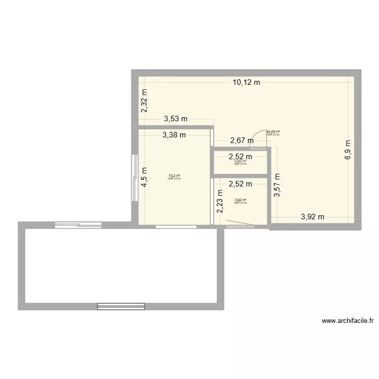 v11. Plan de 4 et 68 m² v11. Plan de 4 et 68 m²