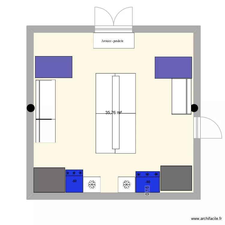 labo bio cell. Plan de 