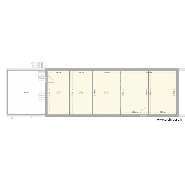 PLAN PROJET 2 MALAUNAY (2 biens). Plan de 