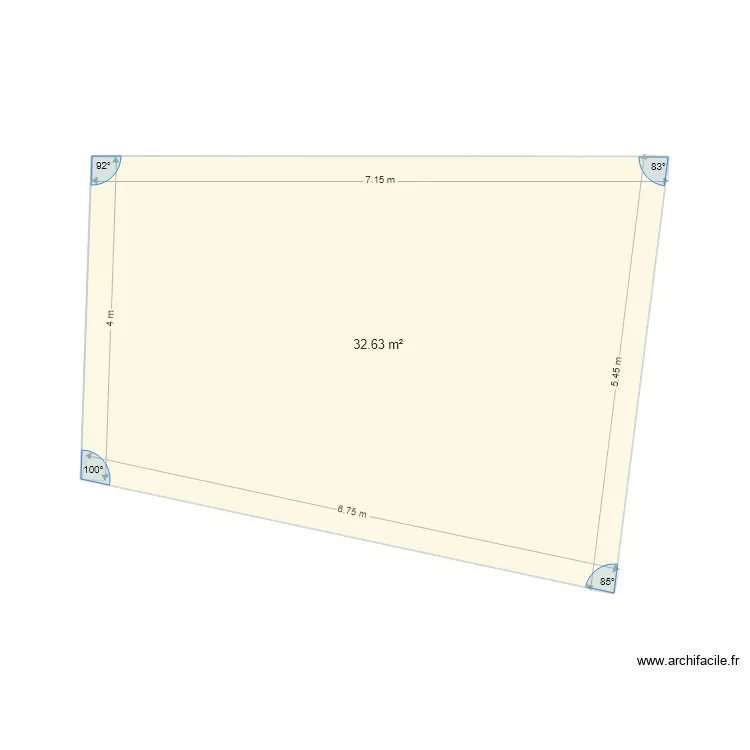 Terrasse. Plan de Terrasse. Plan de