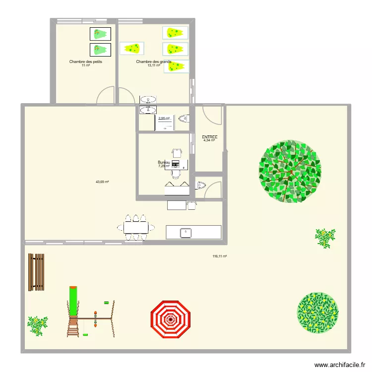 creche. Plan de creche. Plan de