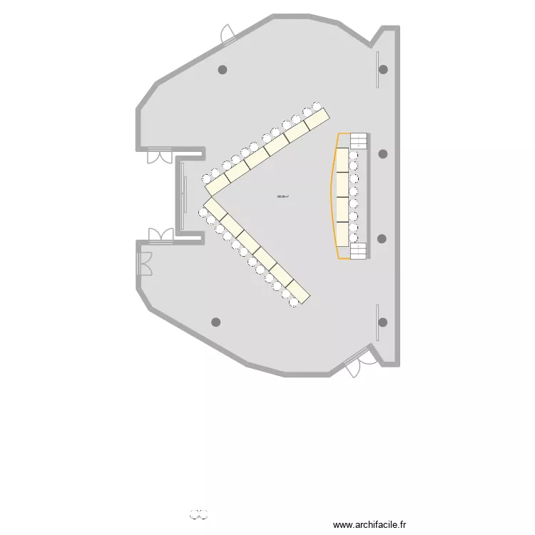 Audito EU-GAINSV. Plan de 1  et 283 m²