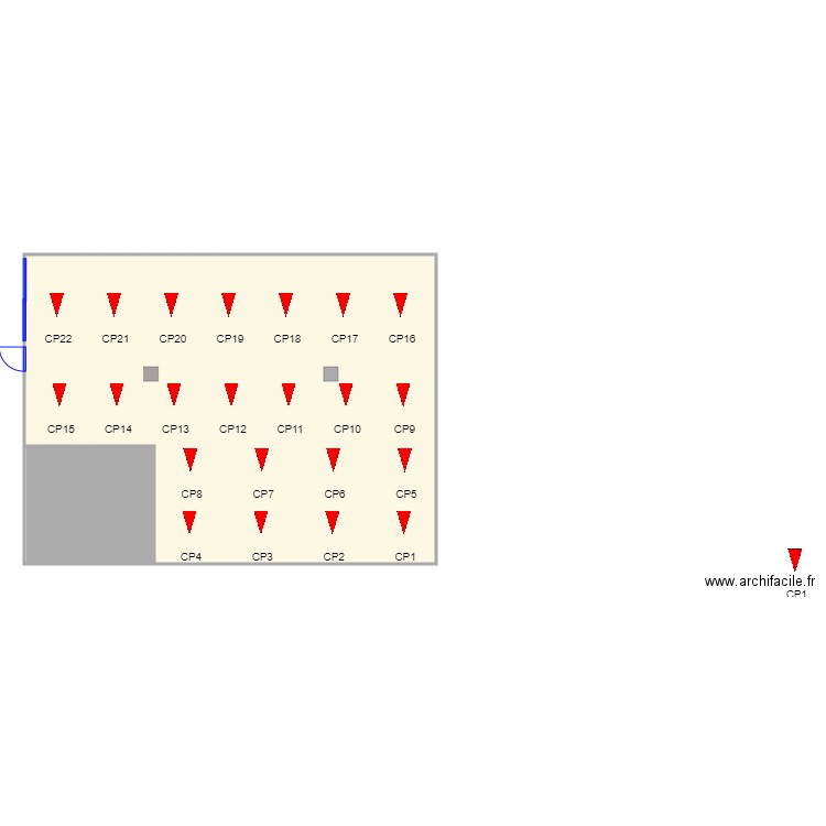 WEBASTO 1ER PS. Plan de 2 pièces et 214 m2