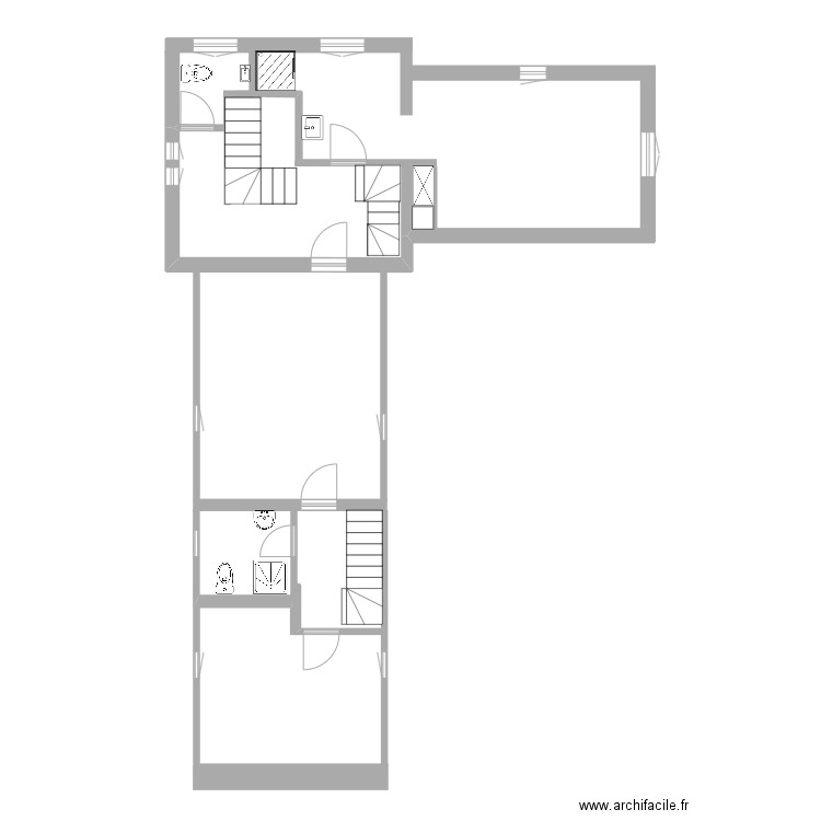 Maison2 etage. Plan de 0 pièce et 0 m2