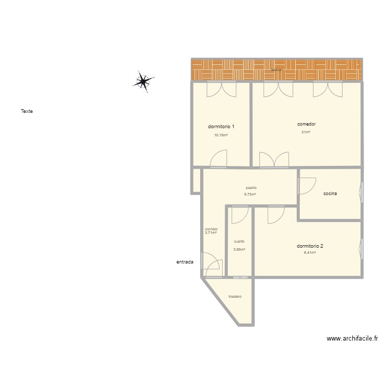 piso Macanet. Plan de 0 pièce et 0 m2