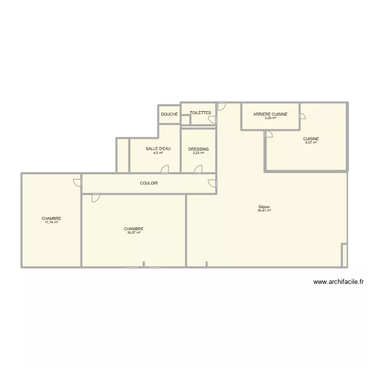 Appartement. Plan de 0 pièce et 0 m2