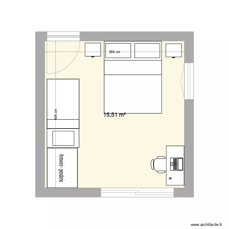 chambre filles. Plan de chambre filles. Plan de