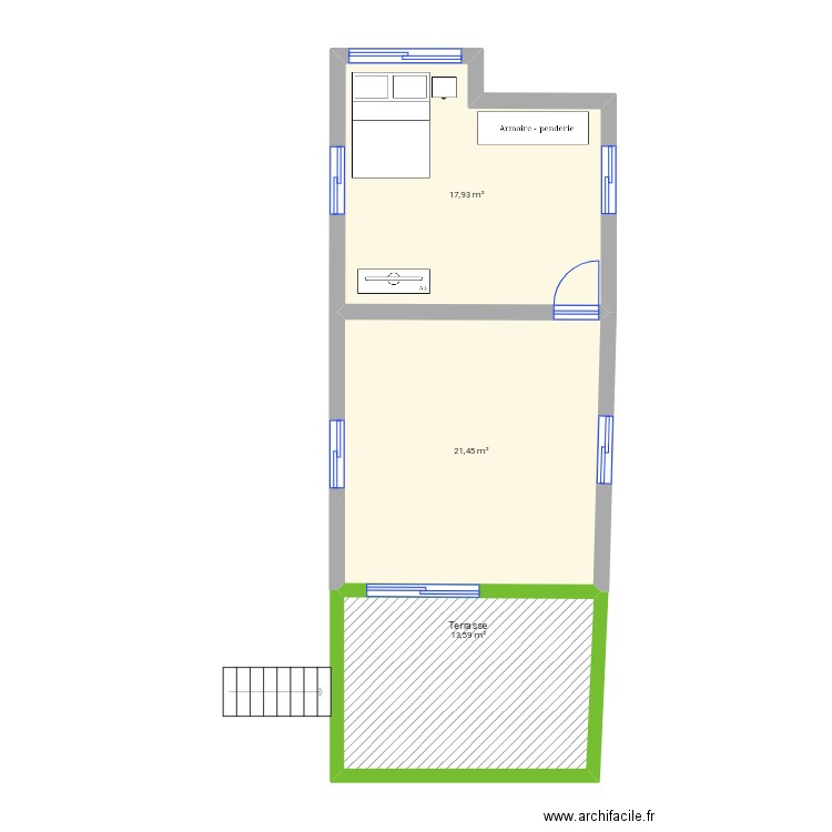 Maison. Plan de 0 pièce et 0 m2