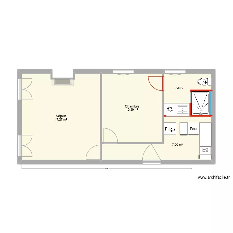 14 Victor Micholet SDB avec Lave linge. Plan de 5 et 41 m² 14 Victor Micholet SDB avec Lave linge. Plan de 5 et 41 m²