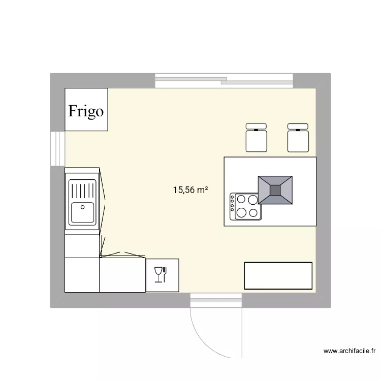 Cuisine 1. Plan de 