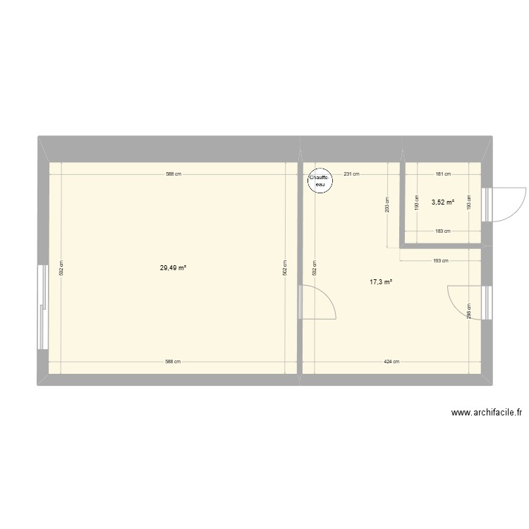 De Beaumont V1. Plan de 0 pièce et 0 m2