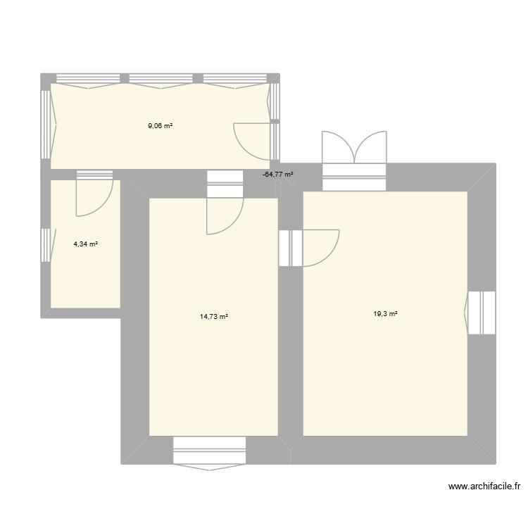 Couture 1. Plan de 0 pièce et 0 m2