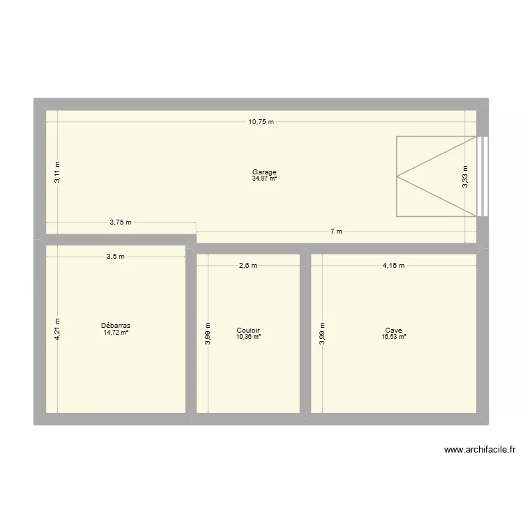 maison Hirtzbach. Plan de 17  et 230 m²