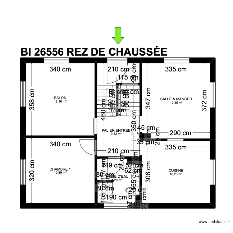 BI 26556. Plan de 20 pièces et 212 m2