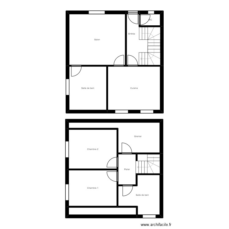 Laurencot. Plan de 12 pièces et 106 m2