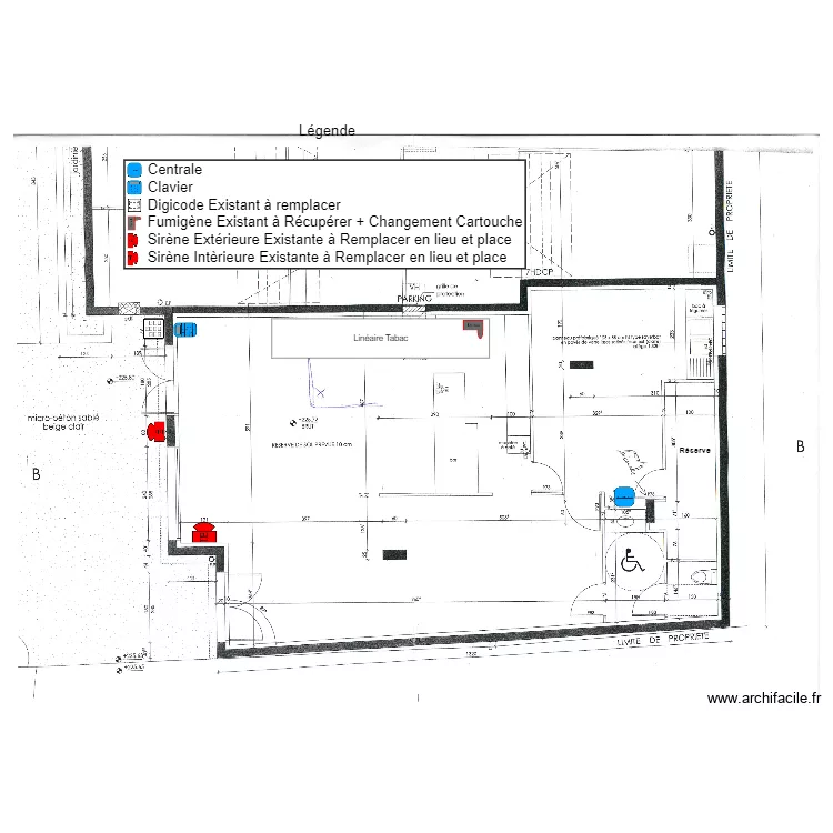 Tabac Presse Le Village Intrusion. Plan de 