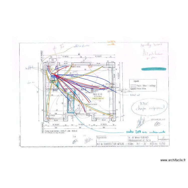 PLAN HYDRAULIQUE OUBAIDI. Plan de 0 pièce et 0 m2