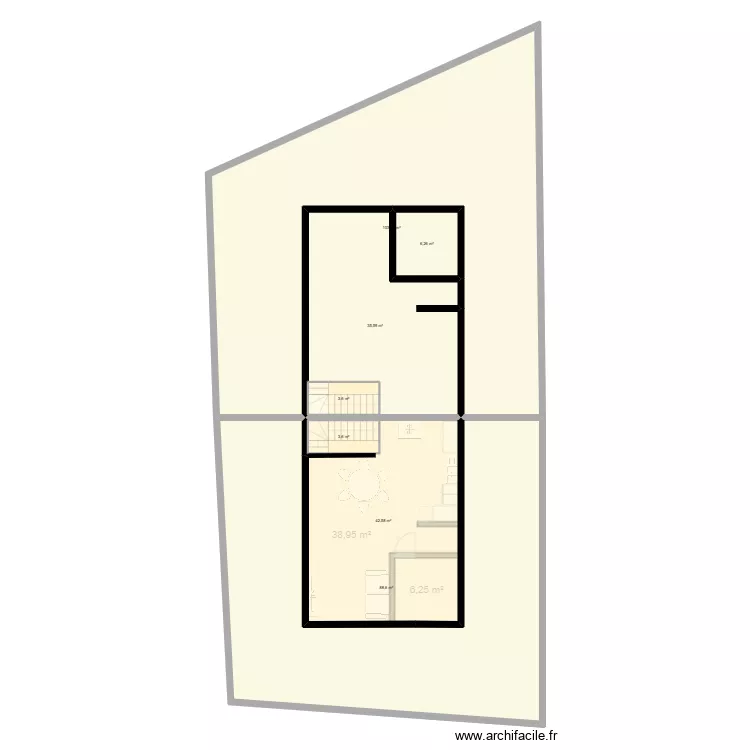 ROMA. Plan de 13  et 575 m²