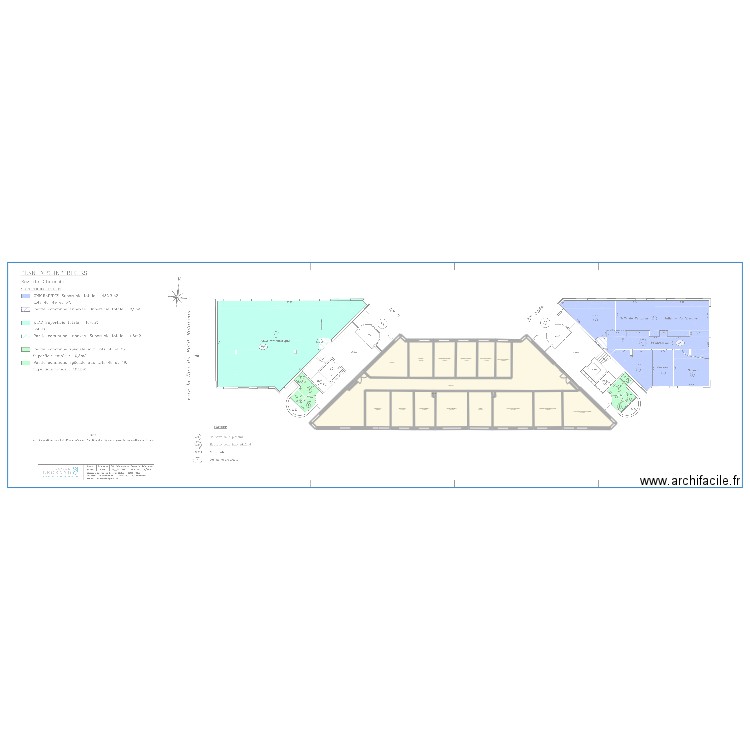 Jouy RDC 361 nouvel agencement . Plan de 16 pièces et 327 m2