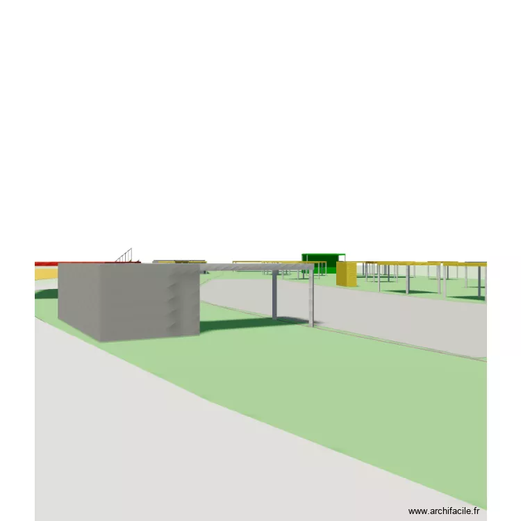 Les Audacieux 2027 GENERAL - 3D. Plan de 2 Pièces et 288 m² Les Audacieux 2027 GENERAL - 3D. Plan de 2 Pièces et 288 m²