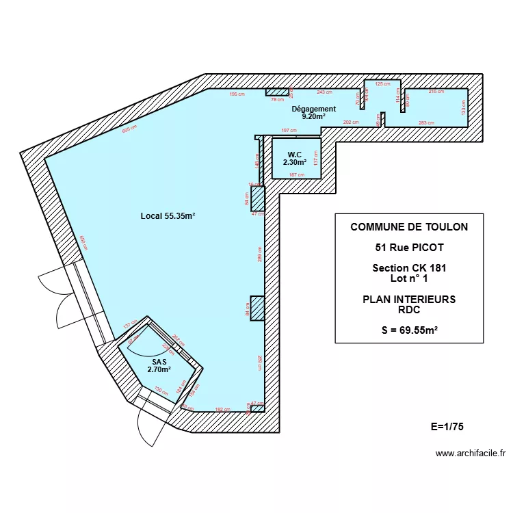 PUECH. Plan de PUECH. Plan de