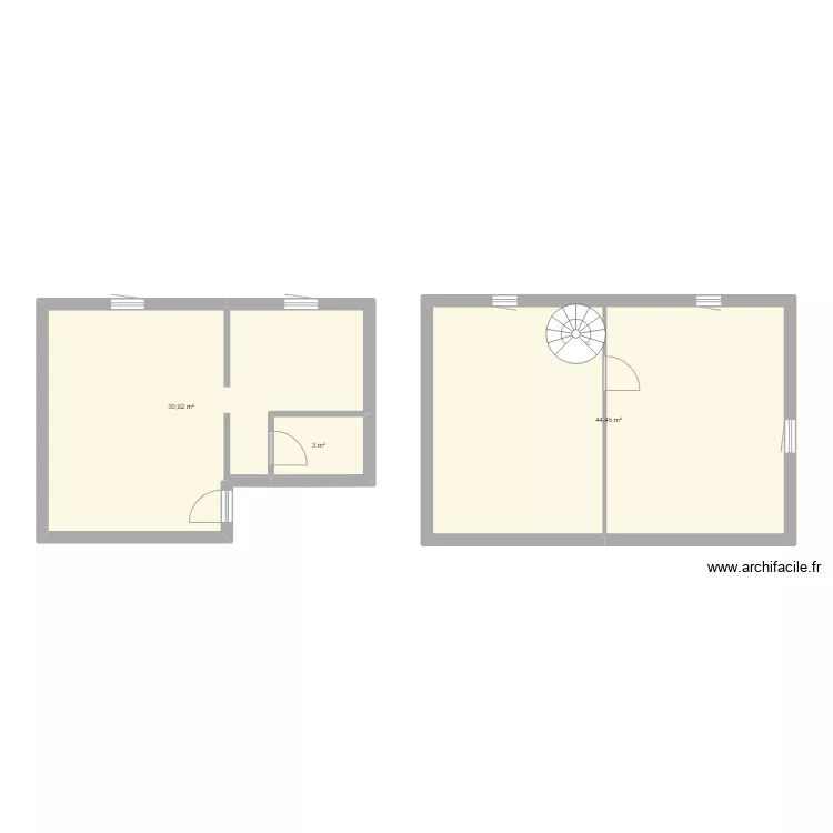 Revel Gambettta lot7. Plan de 