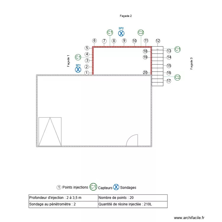 NICOLAS. Plan de 2 Pièces et 47 m² NICOLAS. Plan de 2 Pièces et 47 m²