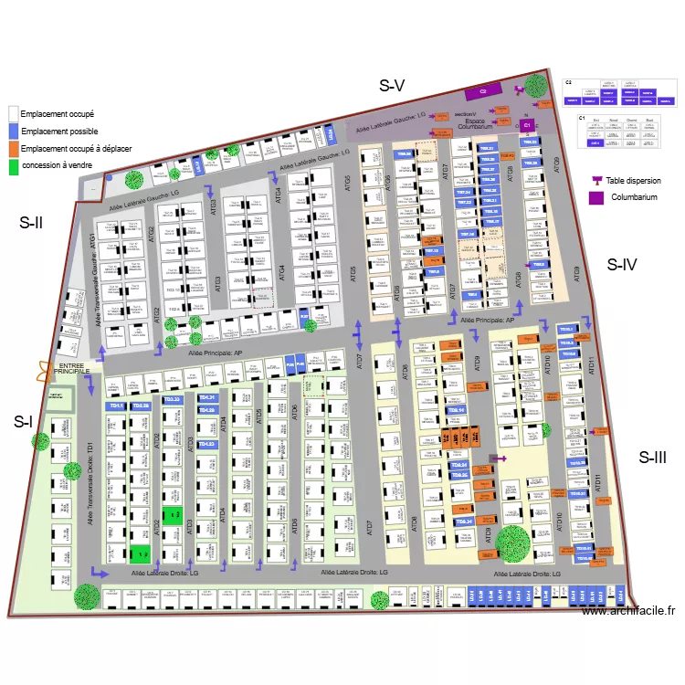 cimetière_v260818-1. Plan de 3 et 4564 m² cimetière_v260818-1. Plan de 3 et 4564 m²