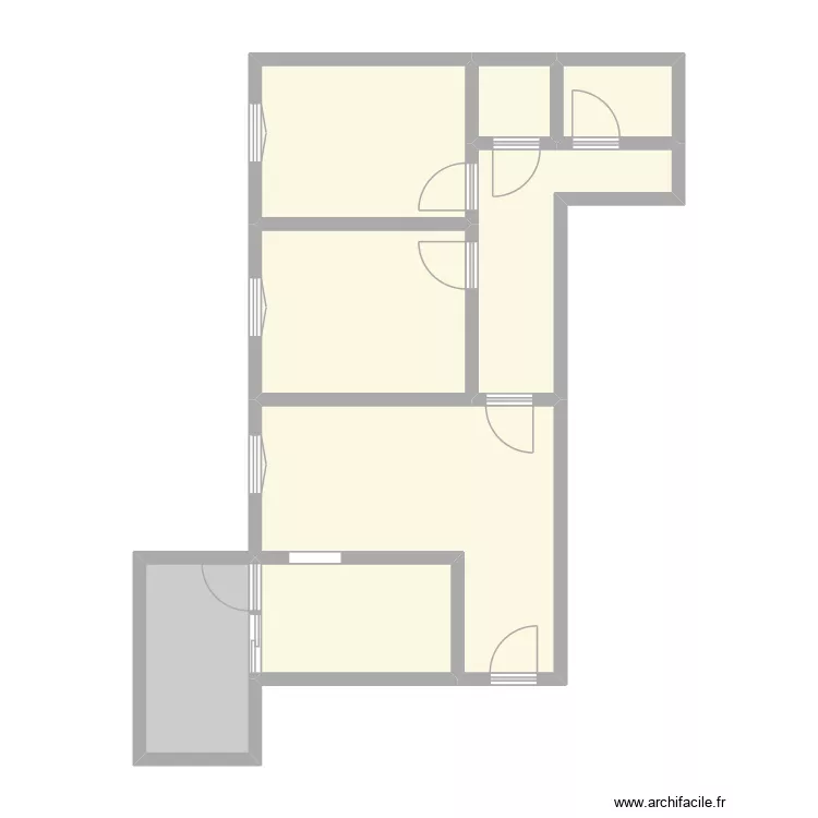 MONTCHO - Sotteville les rouen. Plan de 8  et 56 m²
