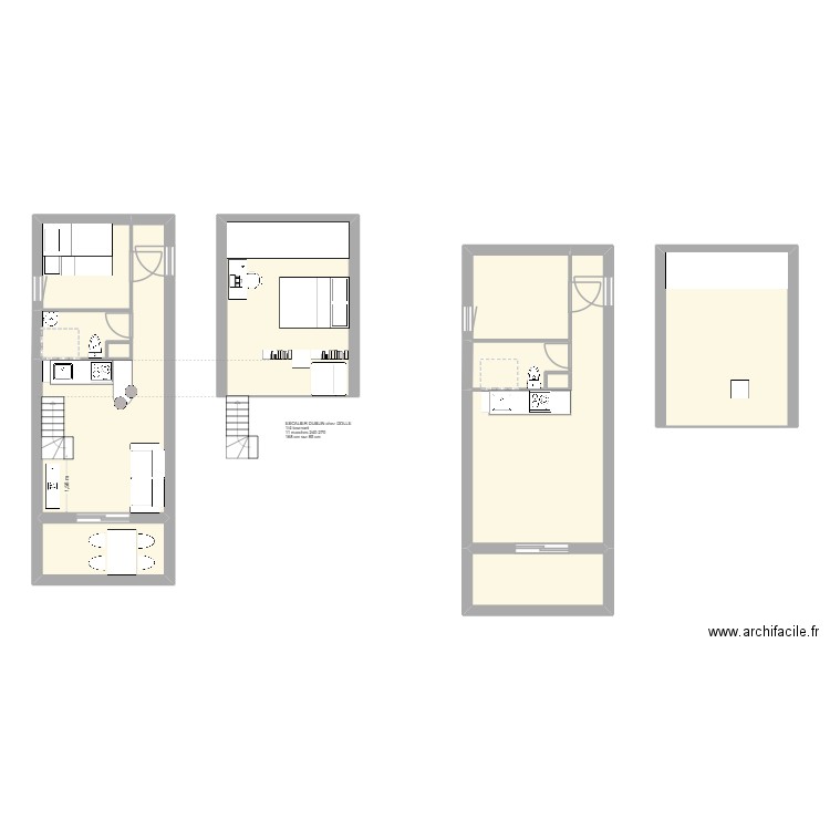 eden roc. Plan de 12 pièces et 94 m2